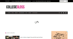 Desktop Screenshot of collegegloss.com